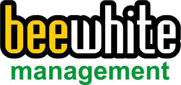 logo beewhite